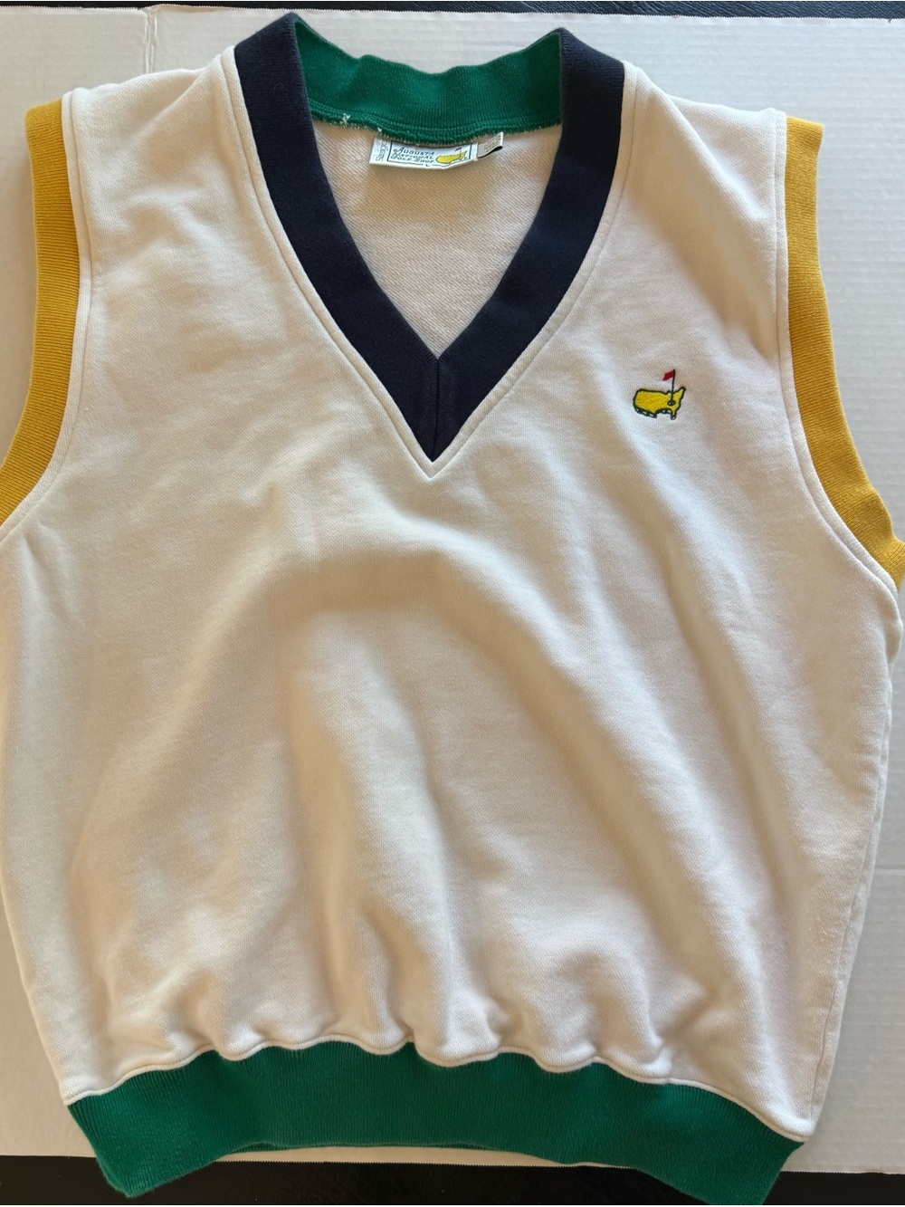 Vintage Augusta National Golf Shop Masters Sweater Vest Slazenger Men’s L